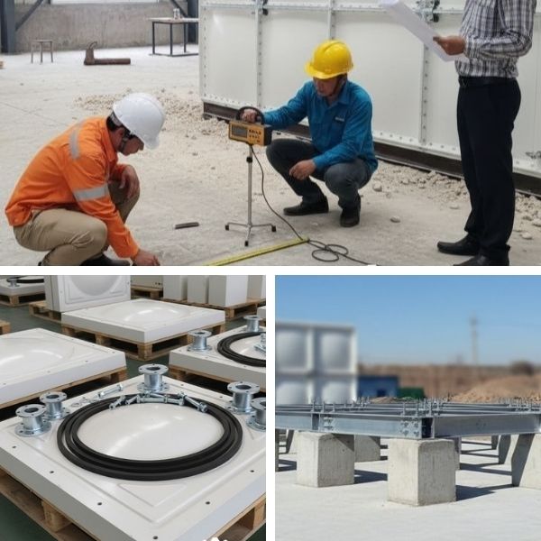 Yêu cầu kỹ thuật trước khi lắp đặt bồn SMC